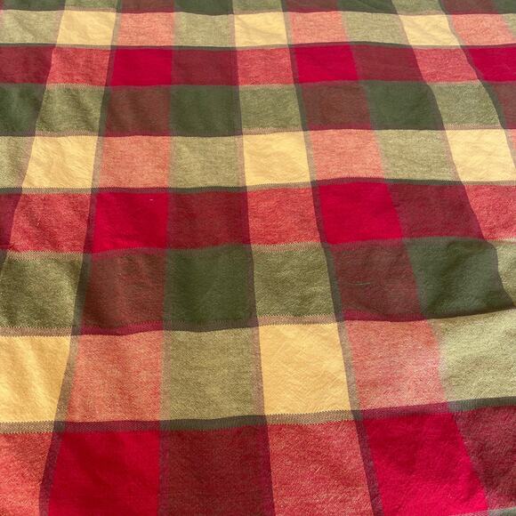 Avon Home Fashions Plaid Tablecloth Rectangle Autumn Fall Thanksgiving 20224 - Picture 2 of 8